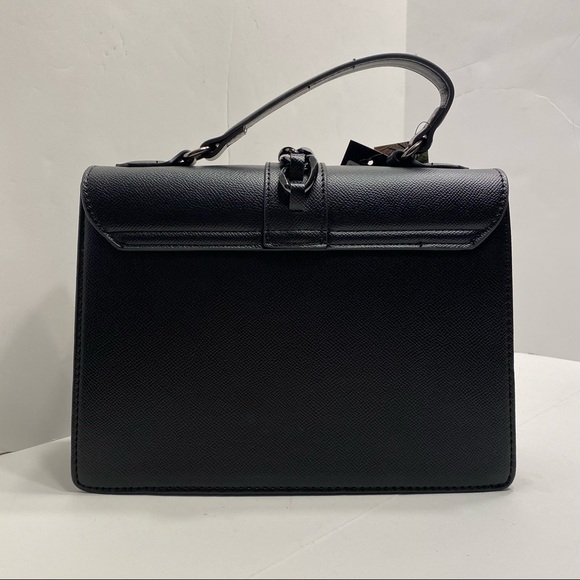 Badgley Mischka Gunmetal Black Studded Crossbody - Picture 5 of 13